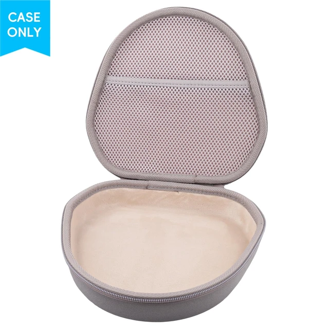 Alt view image 2 of 7 - Case for Apple Airpods Max/Max 2 Wireless Over-Ear Headphones,Sandy EVA Hard Shell, Mesh Pocket Accessory Storage, Travel-Ready Portable Storage for Apple Airpods Max 2 Headphones
