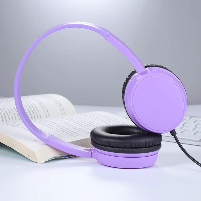 Alt view image 7 of 7 - 20 Pack Classroom Bulk Headphones for Kids Students Multi Color, Wholesale School Durable Wired Earphones for Teachers Teens Chromebook Computer Laptop(LS30,20 Mixed)