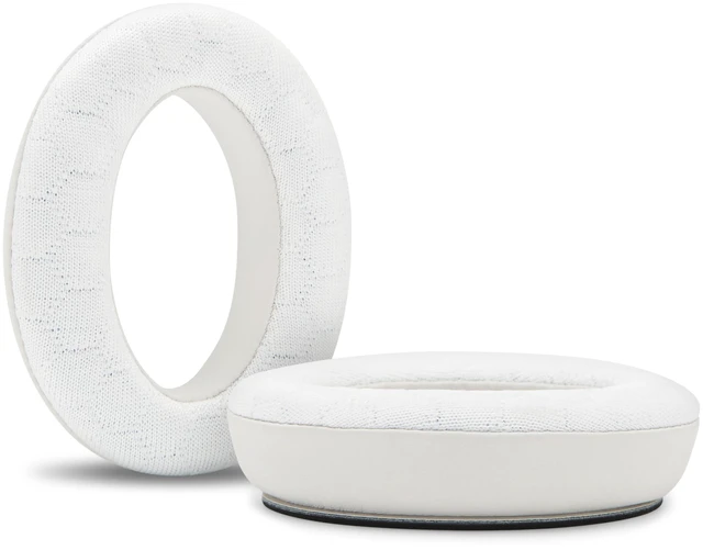 Alt view image 6 of 7 - Freeze QC45 - Cooling Gel Earpads for Bose QuietComfort 45 & QC Wireless Made by Wicked Cushions Also fits QC Wireless (2023), QC SE Freeze V2 Cooling Fabric, Extreme Comfort White