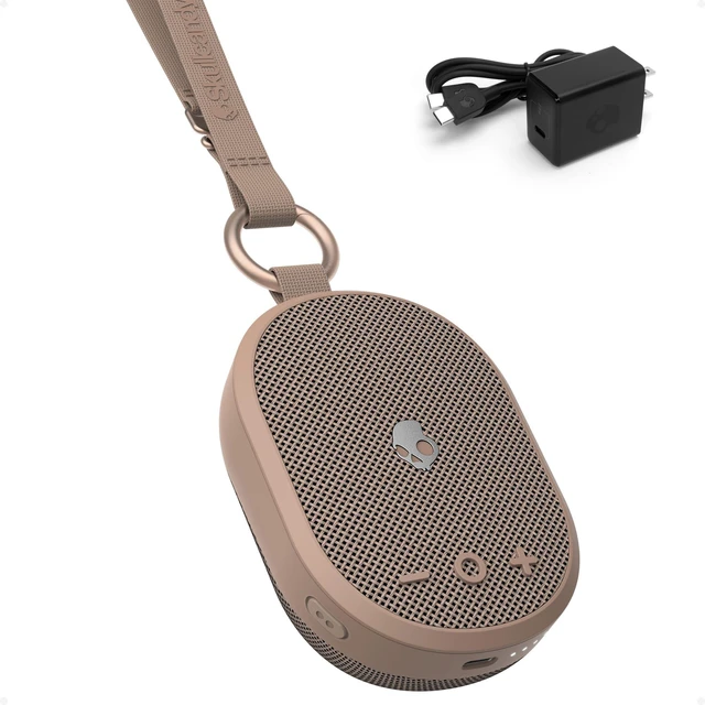 Main image of Skullcandy Kilo 2 Wireless Bluetooth Speaker, IPX7, 24-Hour Battery Waterproof, True Wireless Stereo, Touch Controls, Punchy Bass, Carabiner and Strap Included, Rechargeable Battery