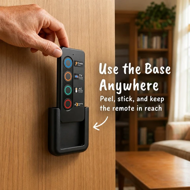 Alt view image 3 of 7 - Key Finder RF Item Locator Tags with Magnetic Transmitter, 131 Ft Range, 80 dB Beep, Wireless Remote Tracker for Keys, Wallet, Phone, TV Remote, No Smartphone Required, Perfect for The Elderly
