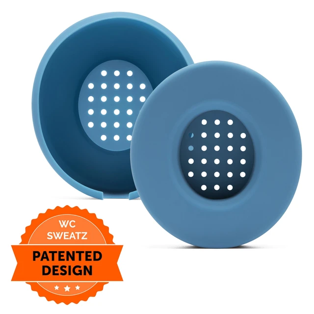 Alt view image 7 of 7 - SweatZ Beats Solo - Patented Sweat Covers for Beats Solo 4, 3 & 2 Made by Wicked Cushions Made with Premium Silicone, Sweatproof, Washable & Preserves Comfort Blue Slate