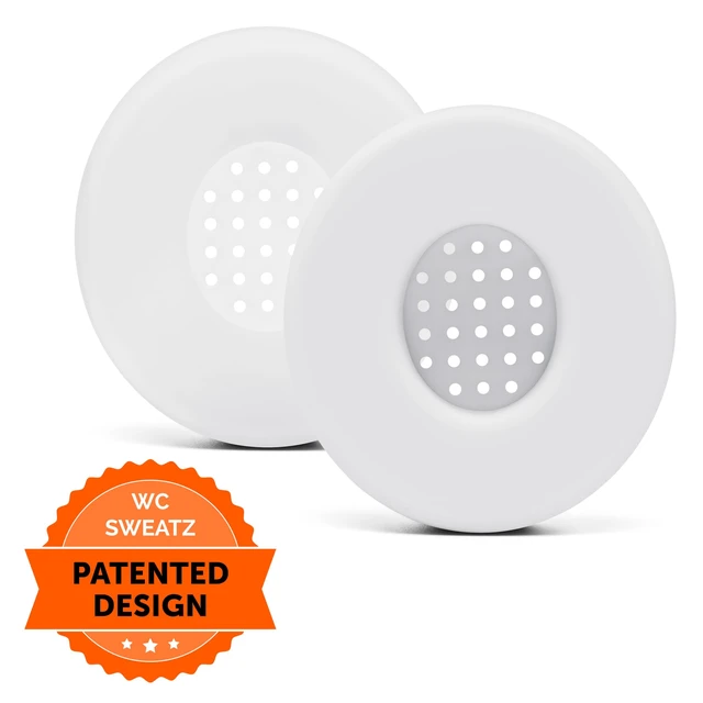 Alt view image 7 of 7 - SweatZ Beats Solo - Patented Sweat Covers for Beats Solo 4, 3 & 2 Made by Wicked Cushions Made with Premium Silicone, Sweatproof, Washable & Preserves Comfort White