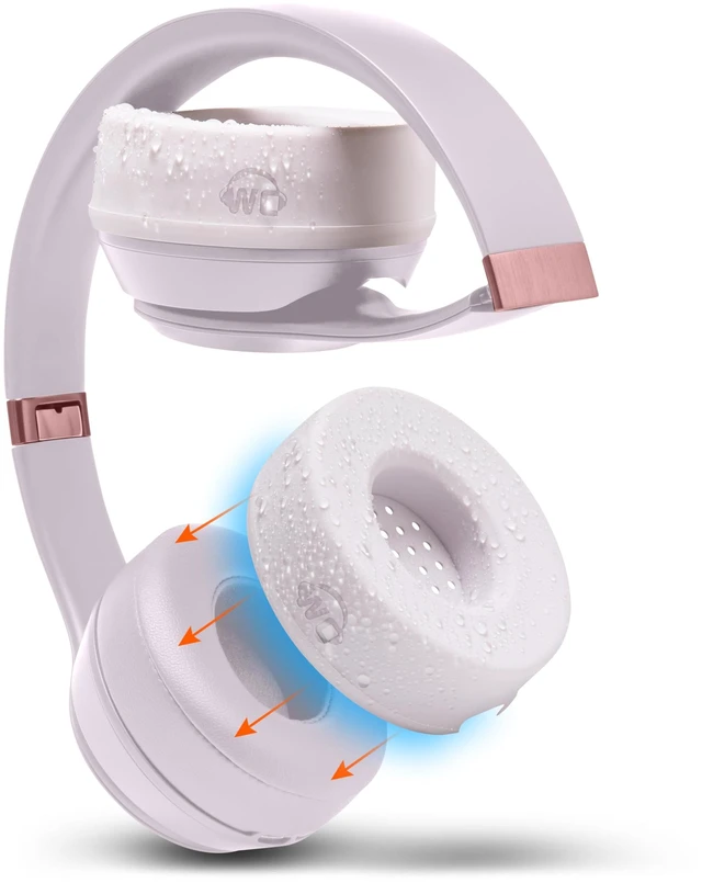 Main image of SweatZ Beats Solo - Patented Sweat Covers for Beats Solo 4, 3 & 2 Made by Wicked Cushions Made with Premium Silicone, Sweatproof, Washable & Preserves Comfort Cloud Pink