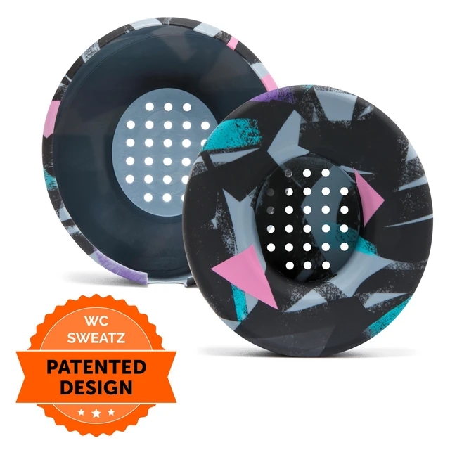 Alt view image 7 of 7 - SweatZ Beats Solo - Patented Sweat Covers for Beats Solo 4, 3 & 2 Made by Wicked Cushions Made with Premium Silicone, Sweatproof, Washable & Preserves Comfort 90's Black