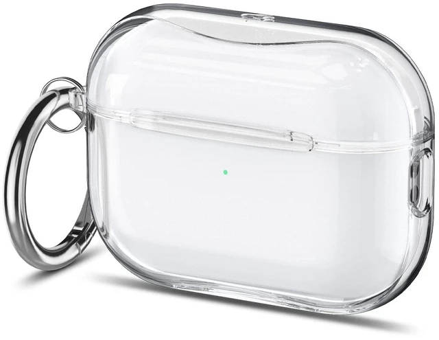 Main image of Ultra Hybrid Designed for AirPods Pro 2 Case (2022/2023) TPU & PC Dual Layer Protection, Anti-Yellowing Clear Cover with Wireless Charging Compatibility - Crystal Clear