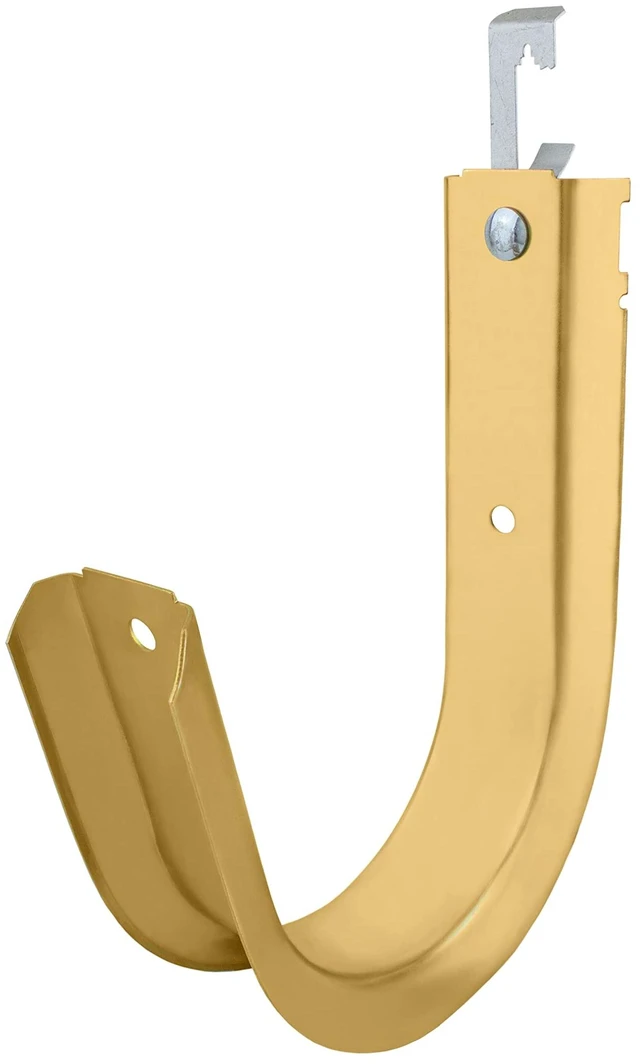 Main image of 4 Heavy Duty Metal Cable Support Batwing J-Hook Hangers with Bat Wing Clip for attaching Ceiling Wire & Threaded Rod for Cable & Wire Management