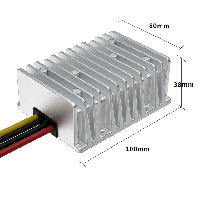 Alt view image 5 of 7 - DC 12V Step Up to 24V 20A 480W Boost Converter Waterproof Voltage Regulator for Golf Cart Club Car