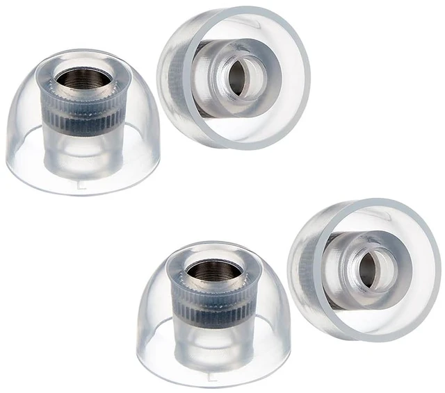 Alt view image 7 of 7 - Mithryl IEM Ear Tips, Stainless Steel Core Earbud Replacement Tips Compatible with HiFi IEMs, Spacious Sound Stage, Deep Bass, Clear Highs, Not for TWS