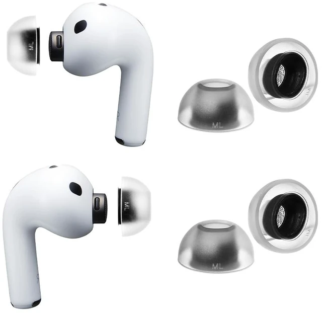 Main image of MAX AirPods Pro 3 Ear Tips, Medical Silicone Ear Tip Replacement