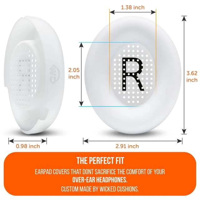 Alt view image 6 of 7 - SweatZ QC Ultra - Patented Covers for Bose QuietComfort Ultra Gen 1 & 2 Made by Wicked Cushions Made with Premium Silicone, Sweatproof & Washable White