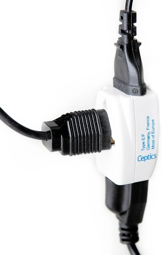 Alt view image 2 of 2 - 3 in 1 Italy Travel Adapter - Type L - Grounded & Universal - Perfect for Phones, Laptops, Camera Chargers 100 Units per Box (GP3-12A)