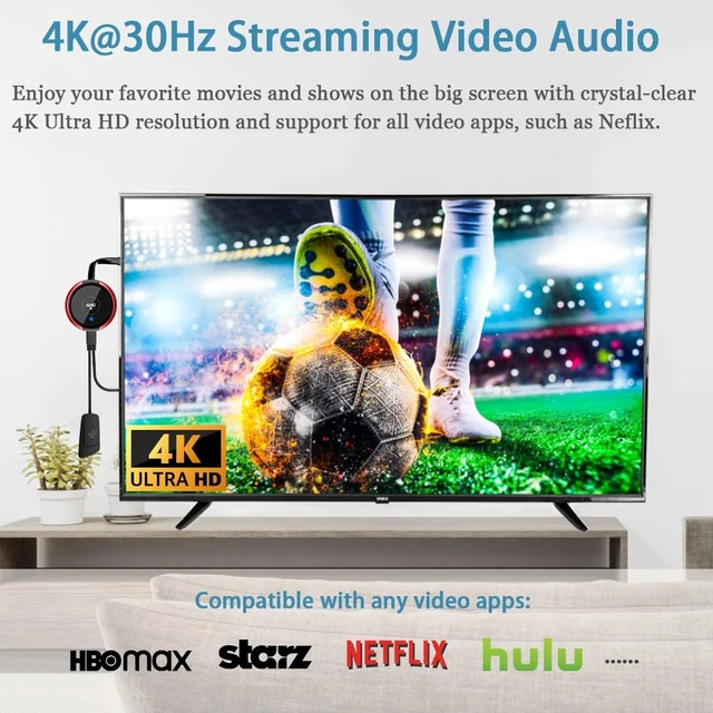 Alt view image 3 of 7 - Wireless HDMI Transmitter and Receiver 4K, 165FT HDMI Extender Casting Smooth Media Video/Audio Wireless 5G Kit for Laptop, Camera, Cable Box, DVD, Netfix, Phone to Monitor, Projector,HDTV