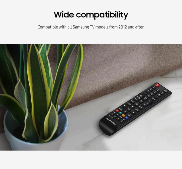 Alt view image 4 of 7 - Universal IR Remote, Smart TV Remote Control, All-in-One Remote, User-Friendly Design, Batteries Included, Black, (VG-TM1240AN/ZA, 2024)