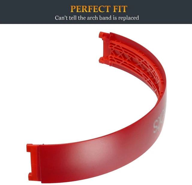 Alt view image 4 of 6 - Beat Headband Replacement Studio 3 Arch Band as Same as Stock Parts Repair Kit Compatible with Beats by Dre Studio 3 (A1914) and Studio 2 Wired/Wireless (B0500/B0501) Over-Ear Headphones (Red)