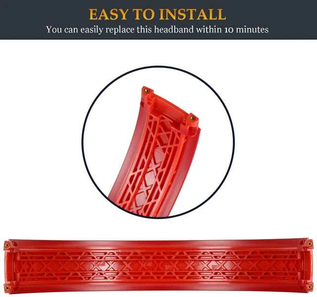 Alt view image 5 of 6 - Beat Headband Replacement Studio 3 Arch Band as Same as Stock Parts Repair Kit Compatible with Beats by Dre Studio 3 (A1914) and Studio 2 Wired/Wireless (B0500/B0501) Over-Ear Headphones (Red)