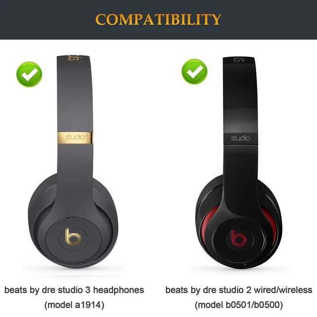 Alt view image 2 of 6 - Beat Studio 3 Headband as Same as Stock Arch Band Replacement Parts Repair Kit Compatible with Beats by Dre Studio 3/A1914 and Studio 2 Wired/Wireless (B0500/B0501) Over-Ear Headphones (Shadow Gray)