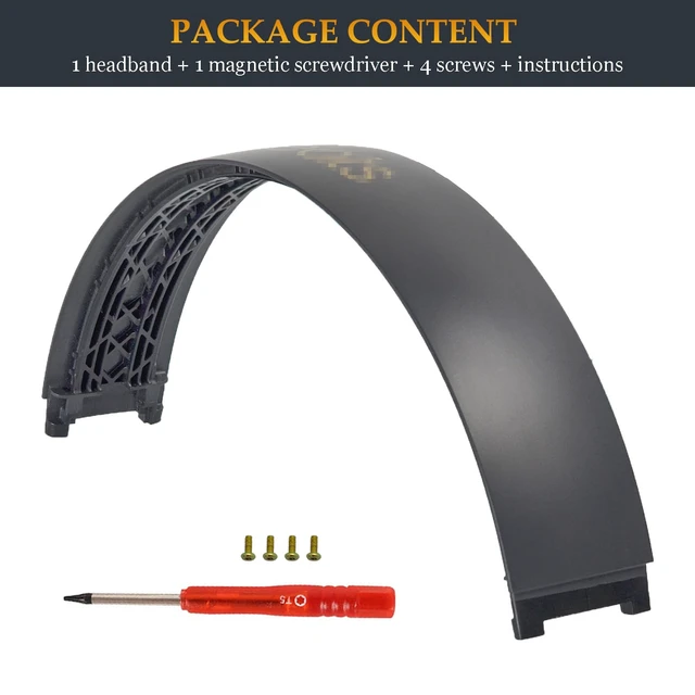 Alt view image 6 of 6 - Beat Studio 3 Headband as Same as Stock Arch Band Replacement Parts Repair Kit Compatible with Beats by Dre Studio 3/A1914 and Studio 2 Wired/Wireless (B0500/B0501) Over-Ear Headphones (Shadow Gray)