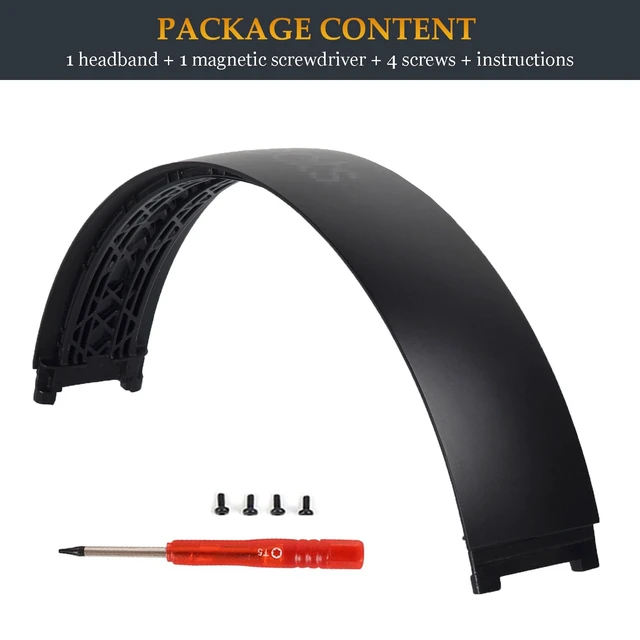 Alt view image 6 of 6 - Beat Studio 3 Headband Replacement Parts as Same as Stock Arch Band Repair Kit Compatible with Beats by Dre Studio 3/A1914 and Studio 2 Wired/Wireless (B0500/B0501) Over-Ear Headphones (Matte Black)
