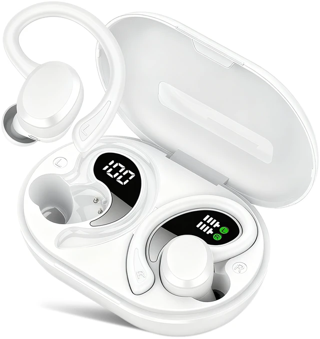 Main image of Wireless Earbuds, 2026 New Bluetooth 5.4 Headphones Sport Earphones with 68Hrs Playtime LED Display ENC Noise Cancelling Mic, IPX7 Waterproof Over Ear Ear Buds with Hook for Sports/Running
