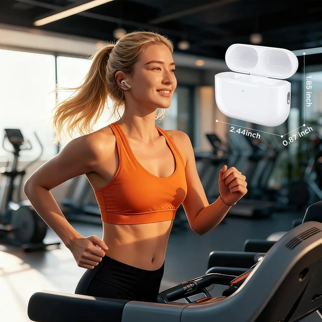 Alt view image 7 of 7 - Replacement Charging Case for AirPods Pro 3 Wireless Charging Case, Double-Tap Connection, USB-C Charging Port (Earbuds Not Included)