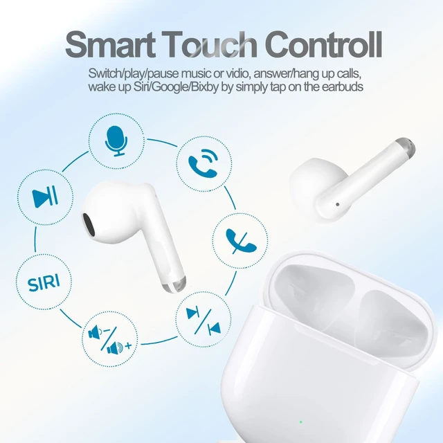 Alt view image 6 of 7 - Wireless Ear Buds Airpods Pro, Bluetooth Headphones with Charging Case Included, Over 30 Hours of Battery Life, Effortless Setup for iOS/Android
