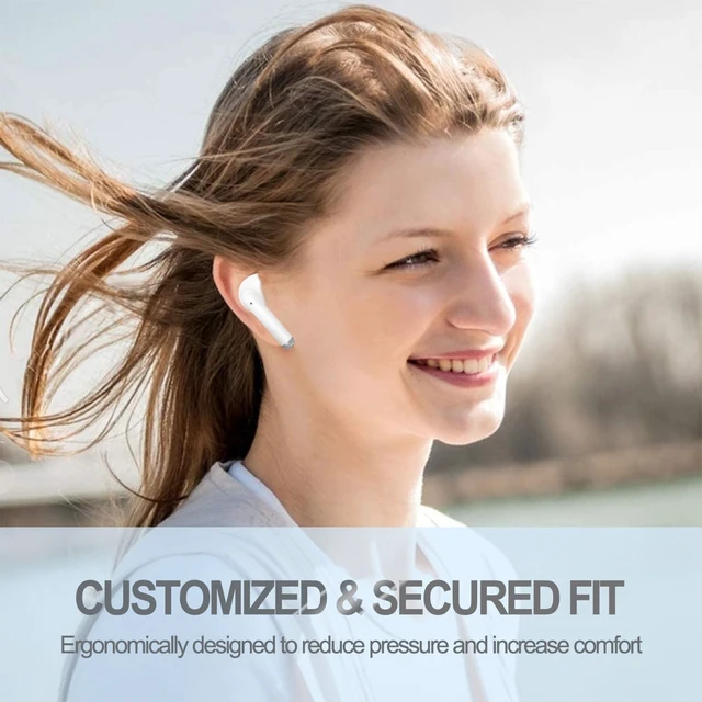 Alt view image 7 of 7 - Wireless Ear Buds Airpods Pro, Bluetooth Headphones with Charging Case Included, Over 30 Hours of Battery Life, Effortless Setup for iOS/Android