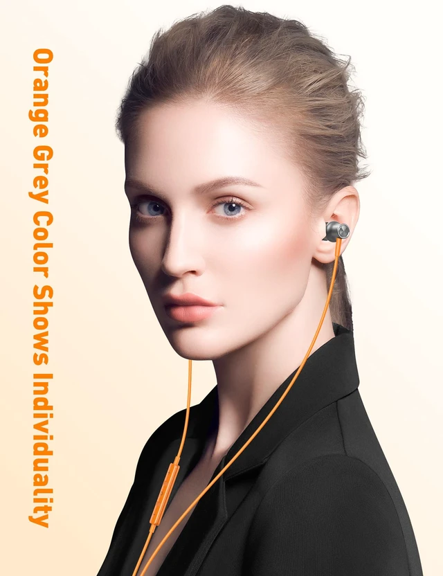 Alt view image 3 of 7 - for Apple MFi-Certified Wired Earbuds for Lightning Headphones Magnetic Corded Ear Buds Wire Earphones with Microphone Volume Control for iPhone 14 Plus 13 Pro Max 12 Mini 11 10 XS XR 8 7