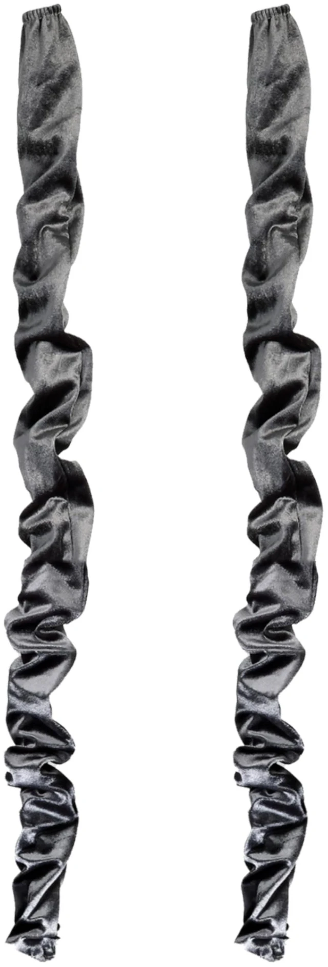 Main image of Chandelier Fabric Cord Cover,2 Pack Gray Chandelier Chain Cover,70.8 Inches Brushed Polyester Fabric Cord Hider,Lamp Wire Sleeve Easy Install (None Touch Fasteners)