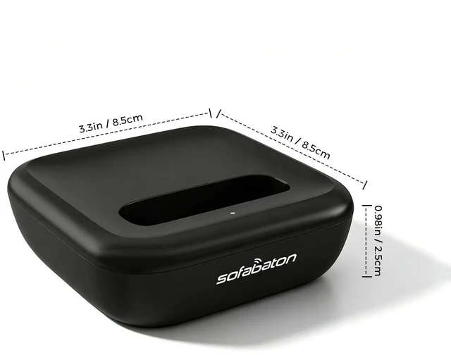 Alt view image 2 of 5 - U3 Charging Dock, Suitable for U3 Universal Remote Control, USB-C, Lightweight & Portable, Black