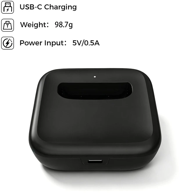 Alt view image 3 of 5 - U3 Charging Dock, Suitable for U3 Universal Remote Control, USB-C, Lightweight & Portable, Black