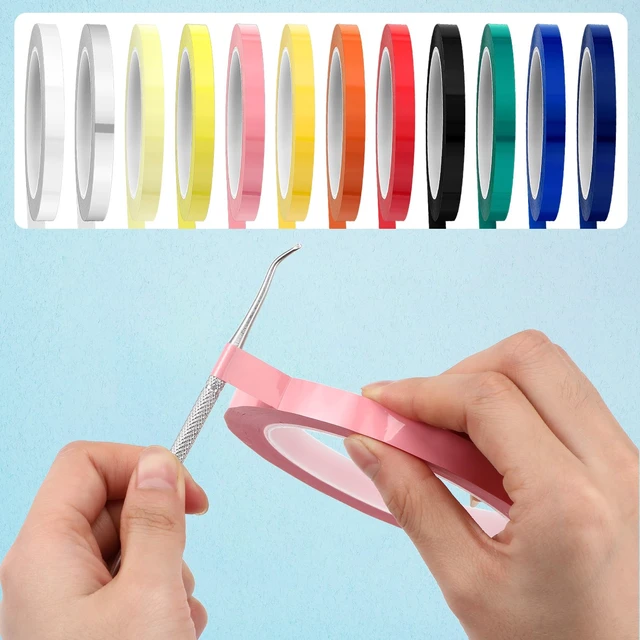 Alt view image 4 of 6 - 12 Rolls Colors Autoclave Tape Surgical Instrument Tapes 216 Ft/L x 0.4 In/w Instruments Identification Tape Autoclavable 270 Fahrenheit