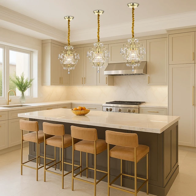 Alt view image 6 of 7 - Chandelier Chain Covers 2 Pack Gold Cable Covers 70.8 inches Brushed Polyester Fabric Chain Sleeve for Chandelier Cord Hider Cable Management (None Touch Fasteners)