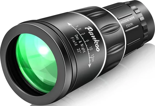 Main image of 16x52 Monocular Telescope High Powered, 2026 Power Prism Compact HD Monoculars for Adults, Birthday Gifts for Men, Waterproof Fogproof Shockproof with Hand Strap, for Outdoors Birdwatching
