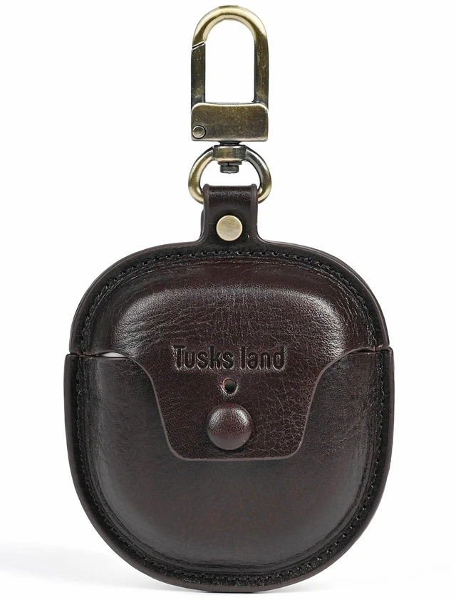 Main image of Earbuds Case for Bose QuietComfort Ultra 1st/2nd & Earbuds II Genuine leather case attaches to bags or belt loops for easy everyday carry during commutes, travel and daily outings