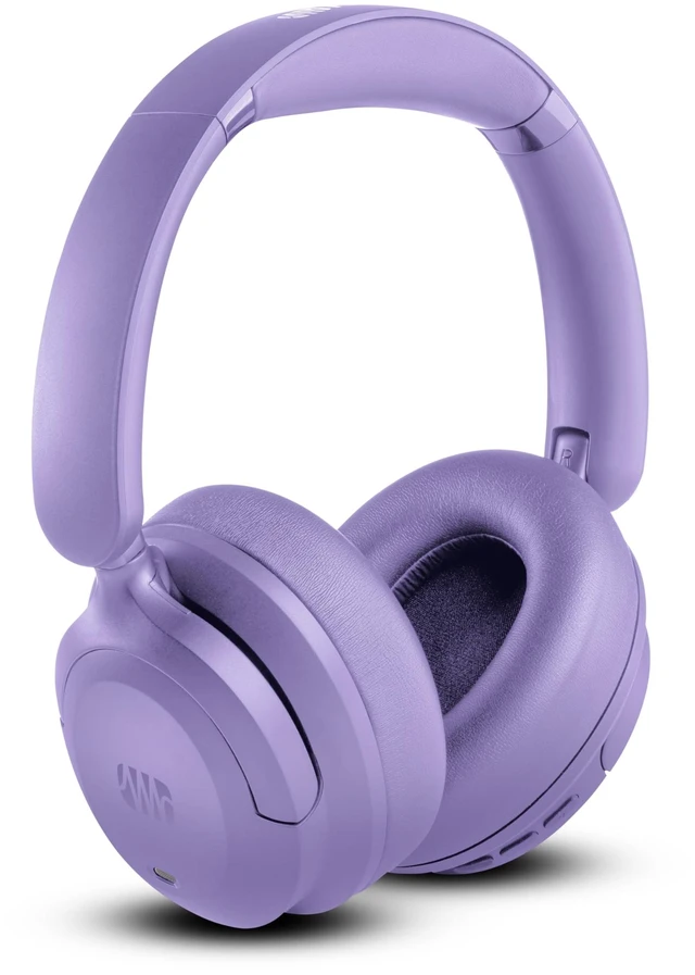 Main image of Eris HD6BT Over-Ear Closed-Back Wireless Headphones, Bluetooth, ANC Noise Cancelling, Up to 60 Hours Battery Life, Studio Headphones for Mixing, Monitoring, Recording, Mystic Purple