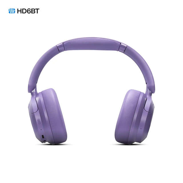 Alt view image 7 of 7 - Eris HD6BT Over-Ear Closed-Back Wireless Headphones, Bluetooth, ANC Noise Cancelling, Up to 60 Hours Battery Life, Studio Headphones for Mixing, Monitoring, Recording, Mystic Purple