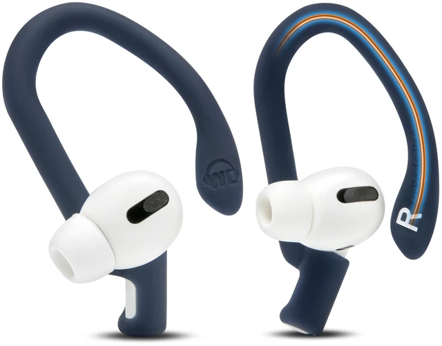Main image of HookZ Pro 3 - Adjustable Ear Hooks for AirPods Pro 3 Made by Wicked Cushions Malleable Core, Custom Fit, Secure & Comfortable, Patent Pending Navy