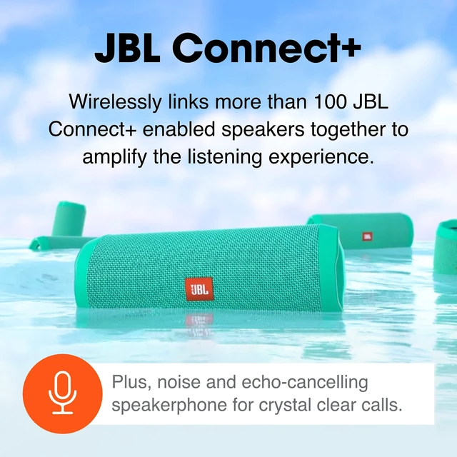 Alt view image 6 of 6 - Flip 4 Waterproof Portable Bluetooth Speaker - Red