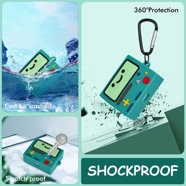 Alt view image 4 of 7 - AirPod Pro 2 Case Cover, Cute Cartoon Game Case for Airpods Pro 2nd Generation/1st Generation (2023/2022/2019), Funny Kawaii 3D Cartoon Silicone Case with Keychain for Kids Girls Teens Boys