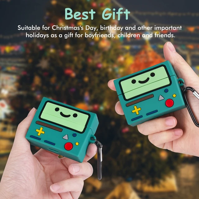 Alt view image 7 of 7 - AirPod Pro 2 Case Cover, Cute Cartoon Game Case for Airpods Pro 2nd Generation/1st Generation (2023/2022/2019), Funny Kawaii 3D Cartoon Silicone Case with Keychain for Kids Girls Teens Boys