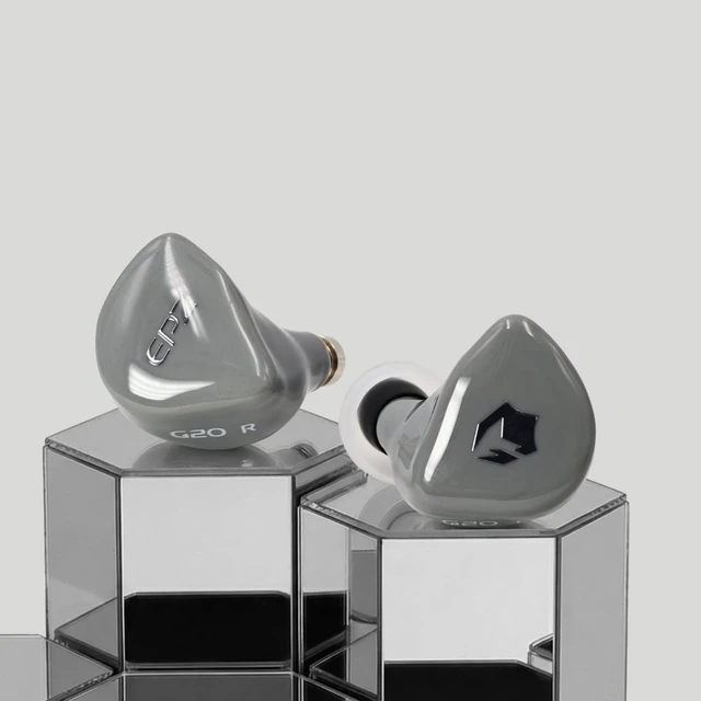 Alt view image 3 of 6 - G20 in Ear Monitor Earphones HiFi Music IEM for Gaming Earbuds with Mic 3.5mm and Type-C Detachable OFC Cable Ideal for Music,Gaming