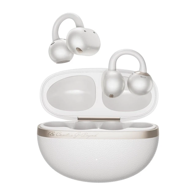 Main image of Crossky C50 Open Ear Earbuds, Clip On Earbuds Bluetooth 6.0 Dual Connection, AI-Powered 4 Mics, Secure fit, EQ Customized, IPX5 Waterproof