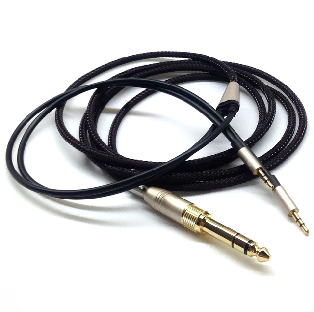 Alt view image 5 of 7 - Replacement Cable Compatible with Hifiman HE400S, HE-400I, HE-400iDual 2.5mm Port, HE560, HE-350, HE1000, HE1000 V2 Headphone 3.5mm / 6.35mm to Dual 2.5mm Jack Male Cord 3meter/9ft