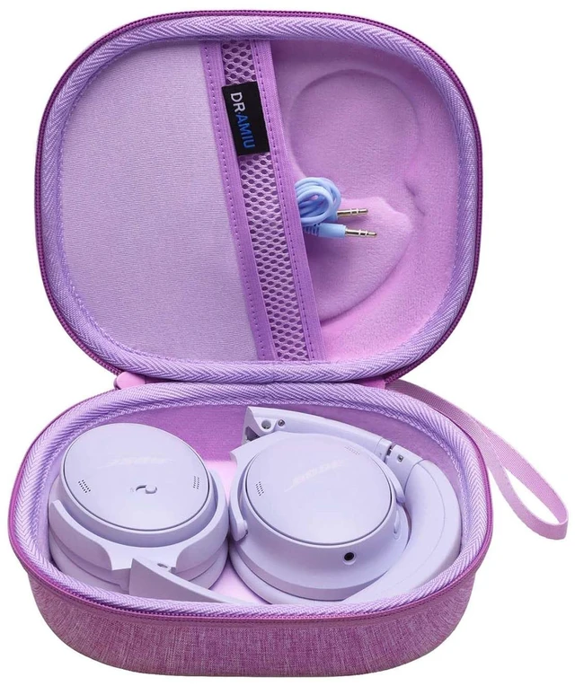 Main image of Hard Case for Bose QuietComfort, QC, QC 45 Headphone, Purple Compatible with Bose QC Ultra, QC 35, QC 35 II, QC45 SE, QC SE Over Ear Noise Cancelling Headphones, Travel Storage Bag