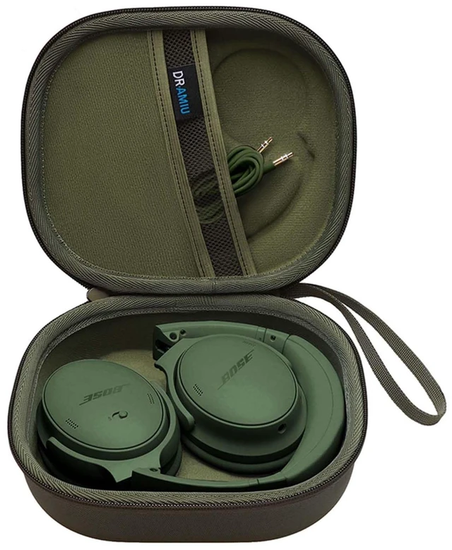 Main image of Hard Case for Bose QuietComfort, QC, QC 45 Headphone, Army Green Compatible with Bose QC Ultra, QC 35, QC 35 II, QC45 SE, QC SE Over Ear Noise Cancelling Headphones, Travel Storage Bag