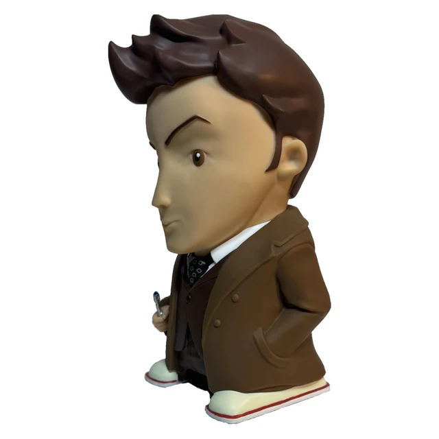 Alt view image 3 of 7 - Doctor Who 6" 10th Doctor Talking Bluetooth Figure Speaker with 9 Quotes Collectible 10th Doctor Bluetooth speaker with Built-In Mic for Calls, Rich Audio for Music and Audiobooks, and Shelf Display
