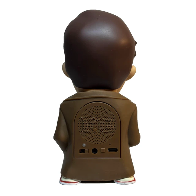 Alt view image 5 of 7 - Doctor Who 6" 10th Doctor Talking Bluetooth Figure Speaker with 9 Quotes Collectible 10th Doctor Bluetooth speaker with Built-In Mic for Calls, Rich Audio for Music and Audiobooks, and Shelf Display