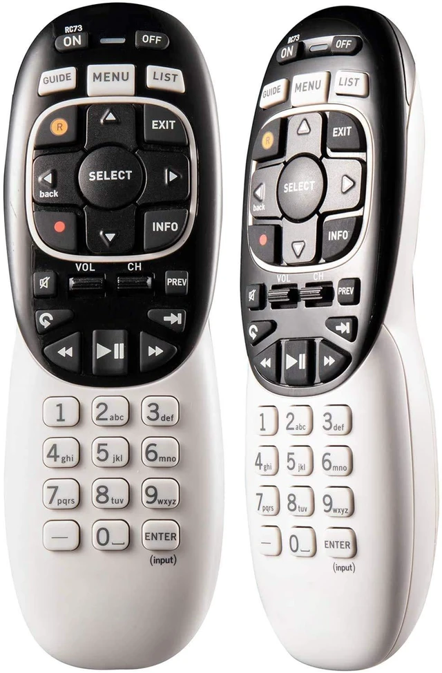 Main image of 2 Pack RC73 IR/RF Remote Control Fit for Directv RC71 RC72 RC73 D10 D11 D12 h20 H21 H23 H24 H25 HR20 THR22 TiVo R15