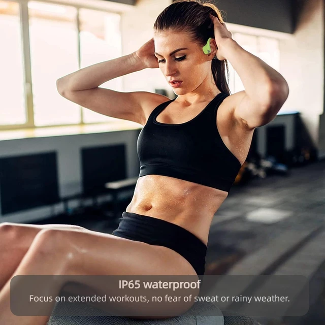 Alt view image 7 of 7 - Bone Conduction Headphones Bluetooth Wireless Open Ear Headset Multipoint Connection Waterproof Sports Headphones for Workouts Running Walking Cycling Fitness Fishing Yoga